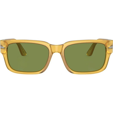 Persol PO3315S - Miele/Green Glass Lenses 55 Eye Size