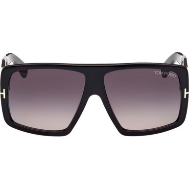 Shiny Black/Smoke Gradient Lenses