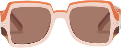 Karen Walker Wavy Ultra, Sundown Triple/Brown Lenses