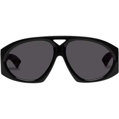 Karen Walker Marquise - Black/Smoke Lenses