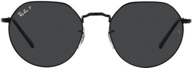 Jack RB3565 - Black/Grey Polarised Glass Lenses 55 Eye Size