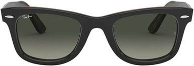 Ray-Ban Original Wayfarer RB2140, Top Grey on Havana/Grey Gradient Glass Lenses 50 Eye Size