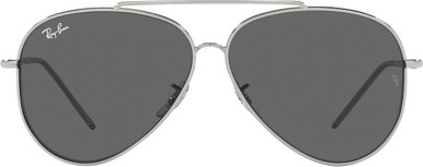 Aviator Reverse RBR0101S - Silver/Dark Grey Lenses