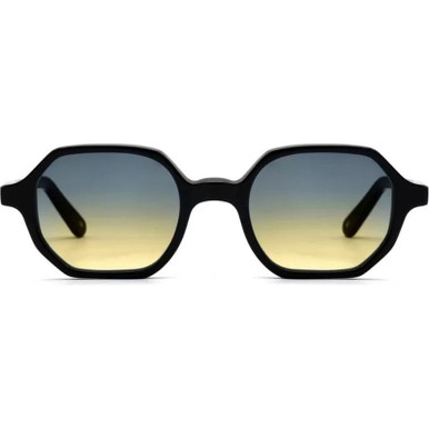 Zanzibar - Black/Yellow Gradient Photochromic Glass Lenses