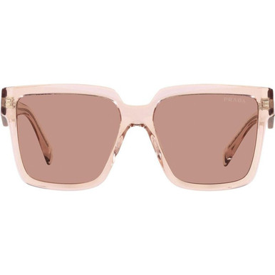 Prada PR24ZS - Geranium and Petal Crystal/Dark Violet Lenses