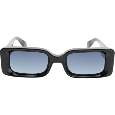 Barbarella - Black/Dark Blue Gradient Lenses