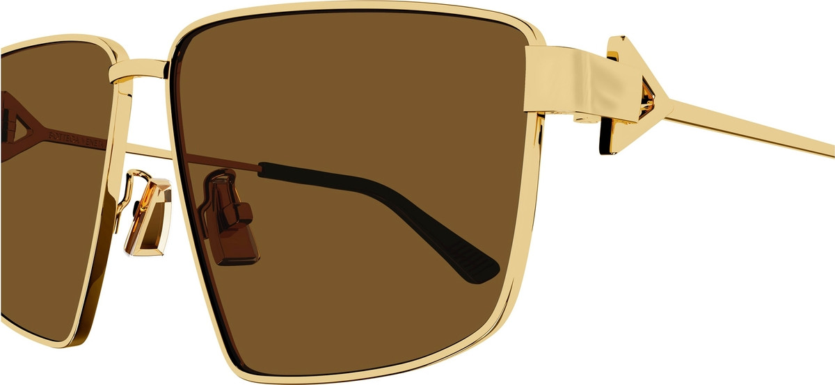 BOTTEGA VENETA BV1223S sunglasses with gold frames Lunette de soleil Bottega Veneta BV1223S - Malensquare main image 2