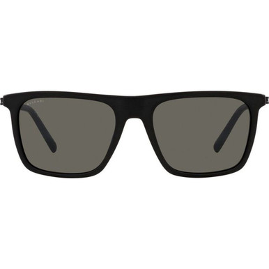 Bvlgari BV7039 - Matte Black/Grey Glass Lenses
