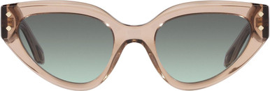 Bvlgari BV8256, Transparent Brown/Green Gradient Lenses