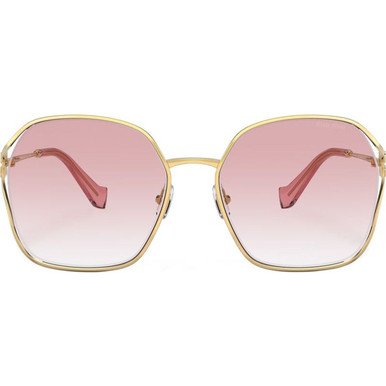 Miu Miu MU52WS - Gold/Pink Gradient Lenses