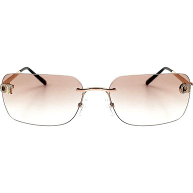 Cara - Gold/Pink Gradient Lenses