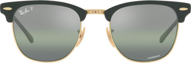 Green on Gold/Dark Green Mirror Polarised Lenses