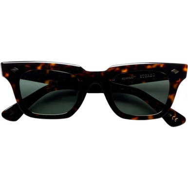 Epokhe Stereo - Polished Tortoise/Green Polarised Lenses