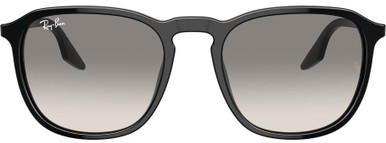 Ray-Ban RB2203, Black/Grey Clear Gradient Glass Lenses 55 Eye Size