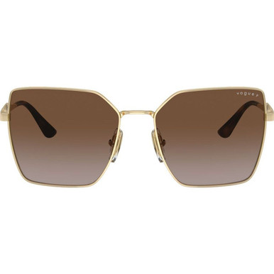 Vogue Eyewear VO4284S - Pale Gold/Brown Gradient Polarised Lenses