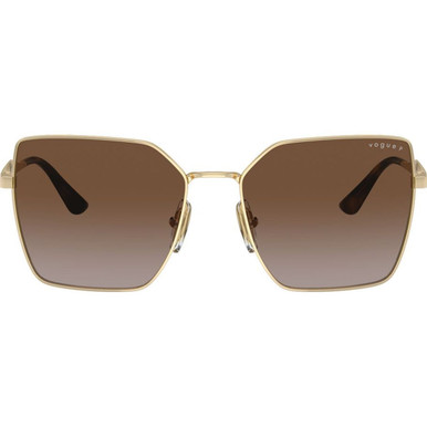 Vogue Eyewear VO4284S - Pale Gold/Brown Gradient Polarised Lenses