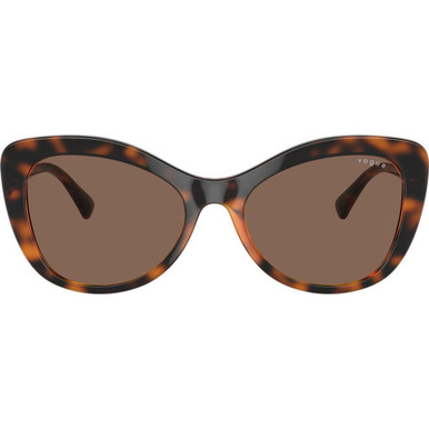 Vogue Eyewear VO5515SB - Dark Havana/Dark Brown Lenses