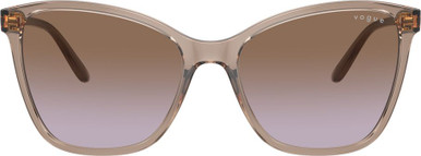 Vogue Eyewear VO5520S - Transparent Caramel/Brown Violet Gradient Lenses