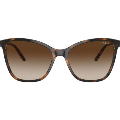 Vogue Eyewear VO5520S - Dark Havana/Brown Gradient Lenses