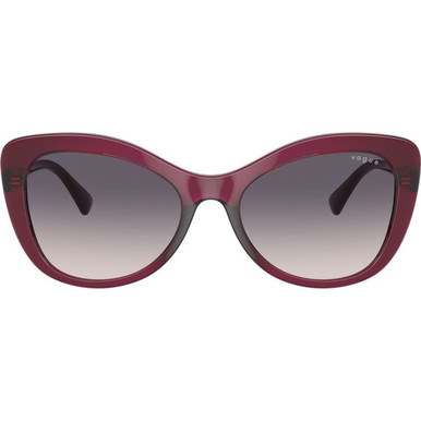 Vogue Eyewear VO5515SB - Transparent Cherry/Dark Grey Pink Gradient Lenses