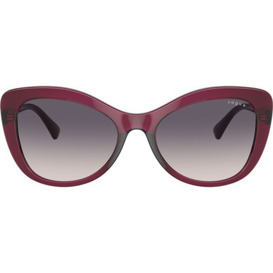 Vogue Eyewear VO5515SB - Transparent Cherry/Dark Grey Pink Gradient Lenses