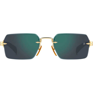 Gold Havana/Green Mirror Lenses