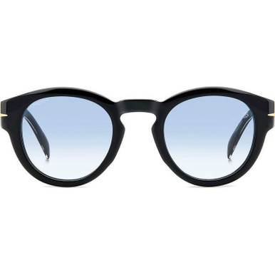 David Beckham DB 7110/S - Black/Blue Gradient Photochromic Lenses