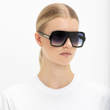 Victoria Beckham Vb673s Black/Blue Sunglasses | Afterpay display picture 2