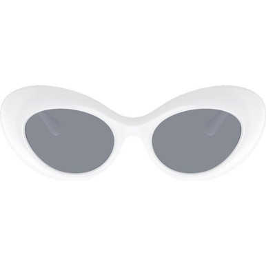 Versace VE4456U - White/Grey Lenses