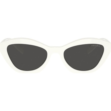 Prada PRA02S - White/Dark Grey Lenses