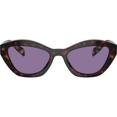 Prada PRA02S - Havana/Violet Mirror Lenses