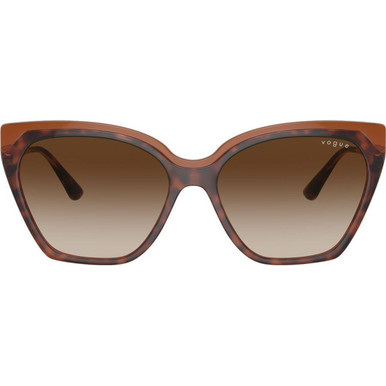Vogue Eyewear VO5521S - Top Dark Havana and Light Brown/Brown Gradient Lenses