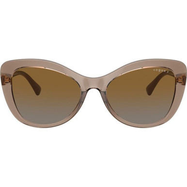 Vogue Eyewear VO5515SB - Transparent Brown/Brown Gradient Polarised Lenses
