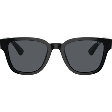 Prada PRA04S - Black/Blue Vintage Glass Lenses