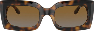 Vogue Eyewear VO5526S, Dark Havana/Brown Grey Gradient Polarised Lenses