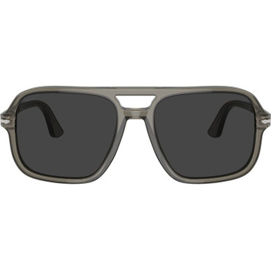 Smoke/Black Polarised Glass Lenses 55 Eye Size