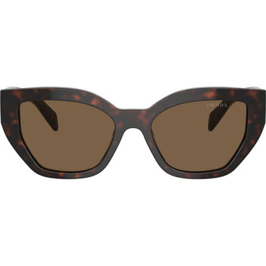 Prada PRA09S - Briar Tortoise/Dark Brown Lenses
