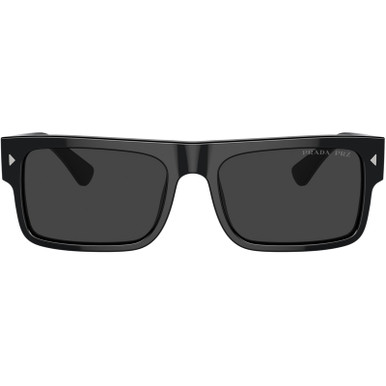 Black/Black Polarised Glass Lenses 59 Eye Size