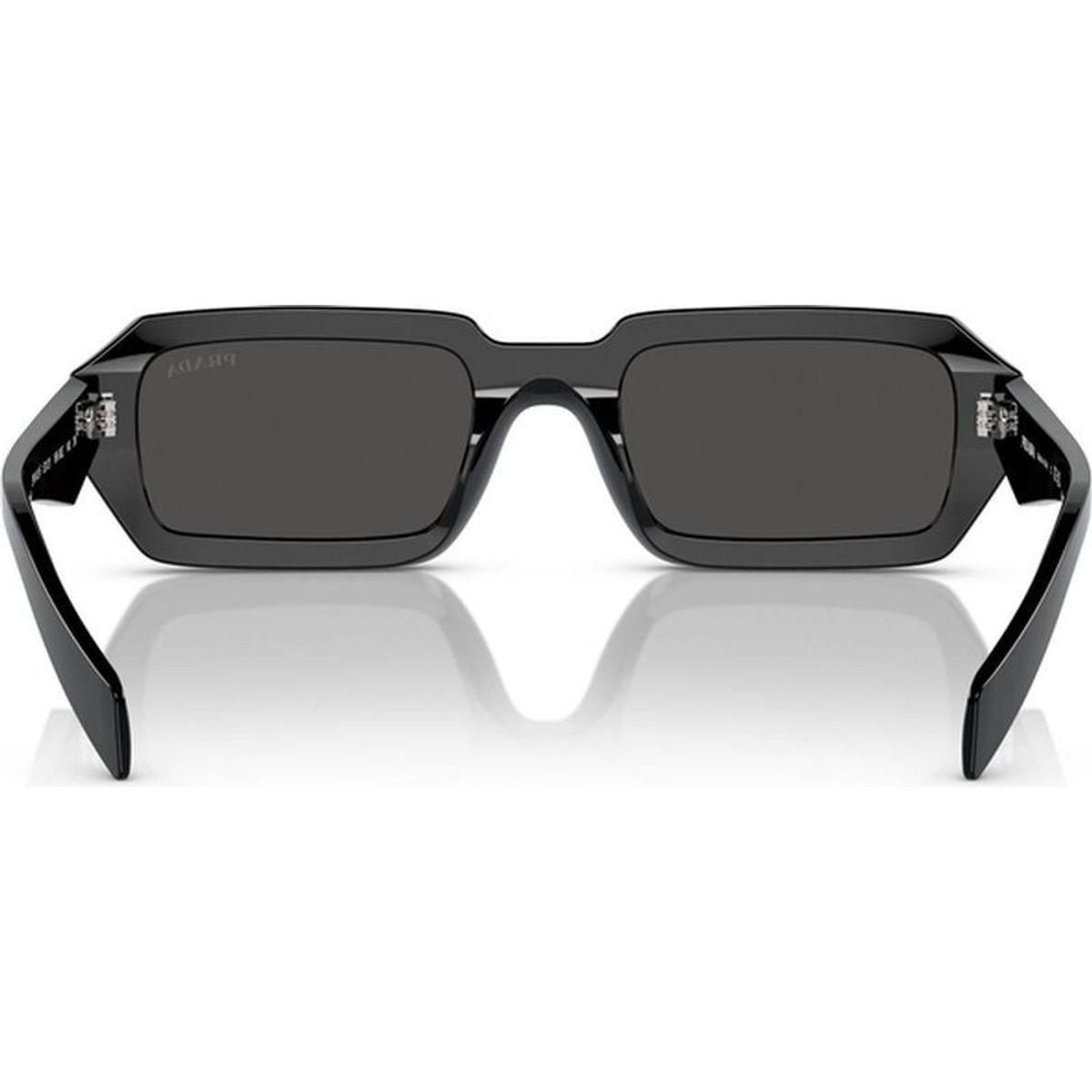 Shop the Prada PRA12SF Sunglasses Black/Dark Grey | Afterpay