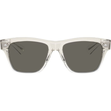 Oliver Sixties Sun OV5522SU - Black Diamond Crystal Gradient/Carbon Grey Glass Lenses