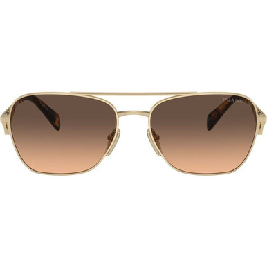 Prada PRA50S - Pale Gold/Brown and Grey Gradient Lenses