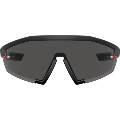 Prada Linea Rossa PS03ZS - Matte Black/Dark Grey Lenses