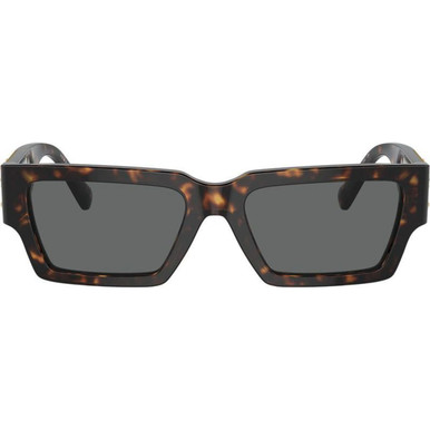 Versace VE4459 - Dark Havana/Dark Grey Lenses