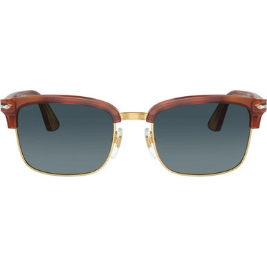 Persol PO3327S - Terra Di Seina/Blue Polarised Glass Lenses 54 Eye Size