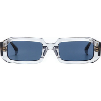 AM Eyewear Ollie - Ghost/Navy Blue Lenses