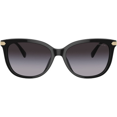 Coach HC8378U, Black/Grey Gradient Lenses