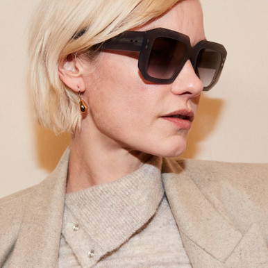 Isabel Marant IM 0143/GREY/GREY AZURE, Size53X18X145. Isabel Marant IM0143-S-1ED-53 Oversized Square Sunglasses  main image 3