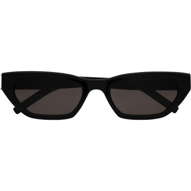 Saint Laurent SL 557 SHADE Black/Black Lenses | Afterpay