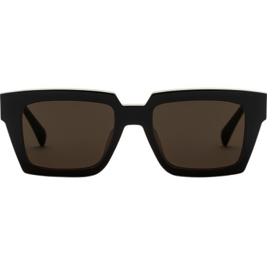 AM Eyewear Lukie Large - Black/Smoke Lenses