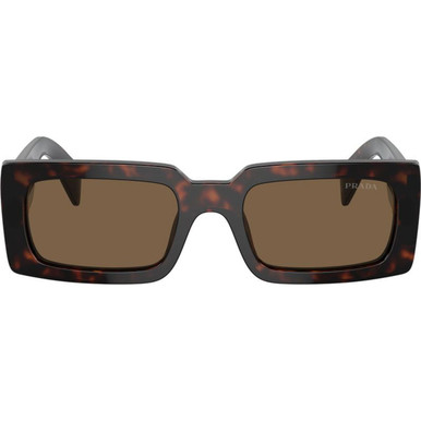 Prada PRA07S - Briar Tortoise/Dark Brown Lenses